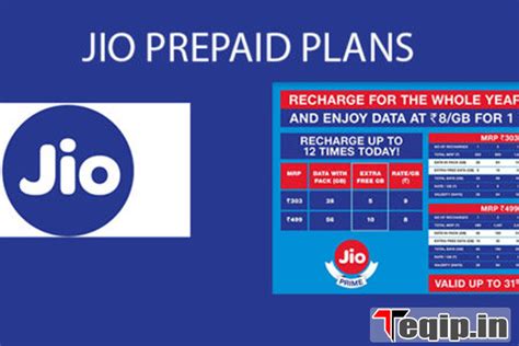 All Jio Prepaid Recharge Plans List Validity Offers
