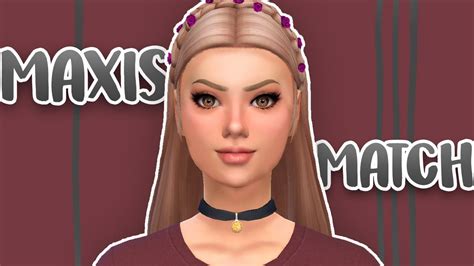 The Sims 4 Cas Vanessa Maxis Match And Alpha Cc Otosection