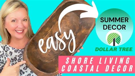 Dollar Tree Shore Living Coastal Decor Diy Summer Decorating Easy Dollar Tree Beach Decor