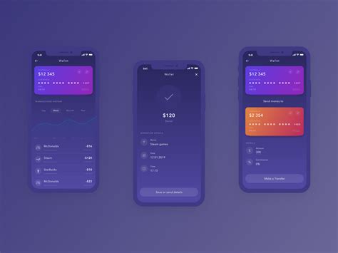 Wallet Ui By Ypm On Dribbble