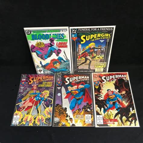 Dc Comics Book Lot Superman Action Comics