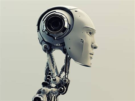 Futuristic Robot Face