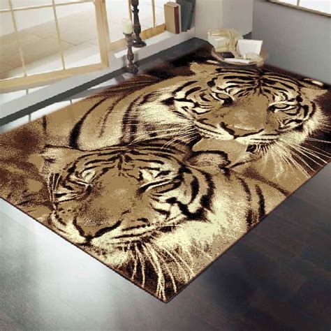 Element Wildlife Tigers Rugs In Brown Free Uk Delivery Rugs Tiger