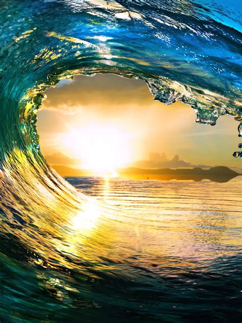 Free Download Tropical Paradise Ocean Sea Waves Sunlight Nature