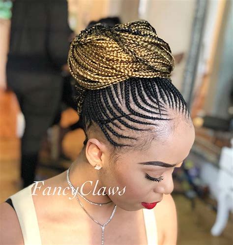 23 Braided Bun Hairstyles For Black Hair Page 2 Of 2