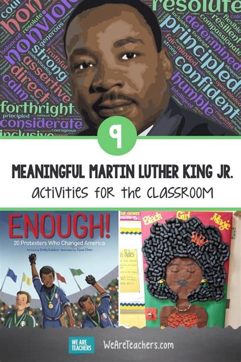 An Image Of Martin Luther Kings Activities For The Classroom