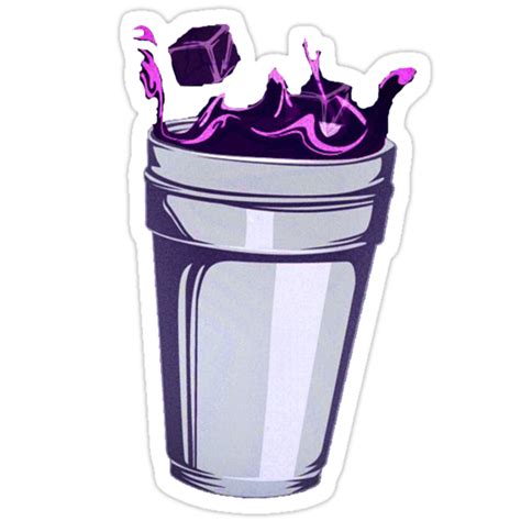 Lean Double Cup Stickers By Safeaf Redbubble