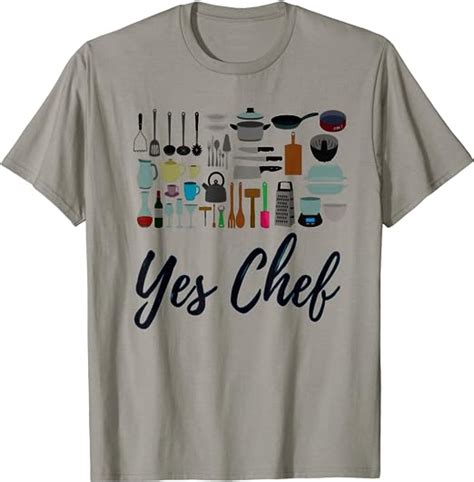 Yes Chef Culinary School Ristorante T Shirt Tee Shirt Maglietta