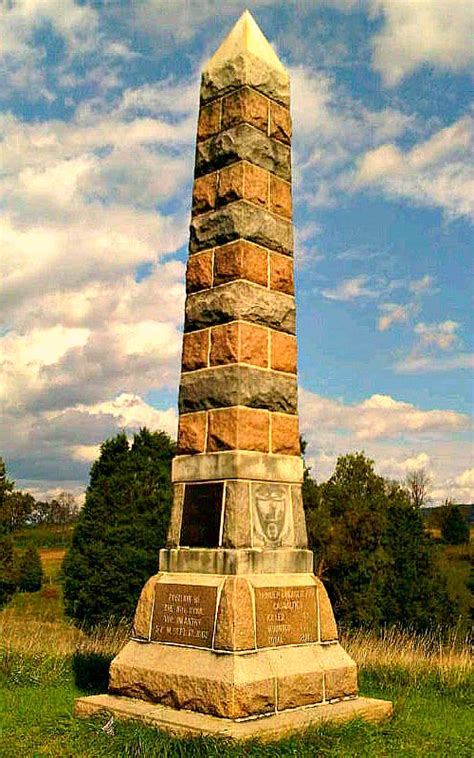 John Banks Civil War Blog Antietam Old 16th Connecticut Monument Photo