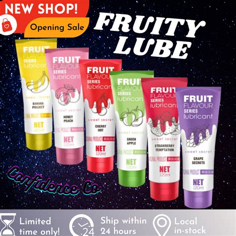Edible Foreplay Lube Water Based Fruit Flavoured Lubricant Oral Sexual Anal