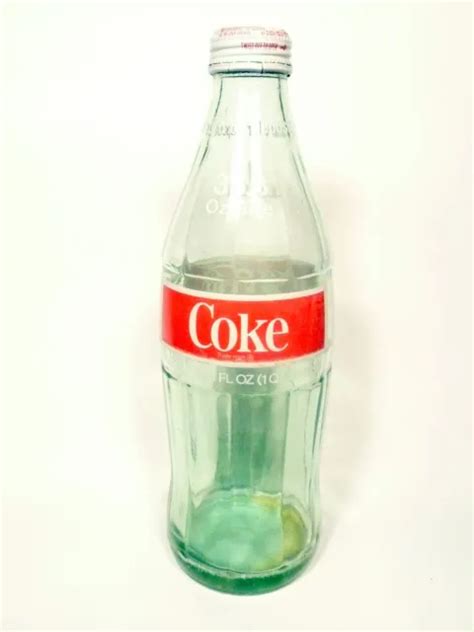 Vintage Acl Soda Pop Bottle I Litre Coke Coca Cola Bottle W Cap Picclick