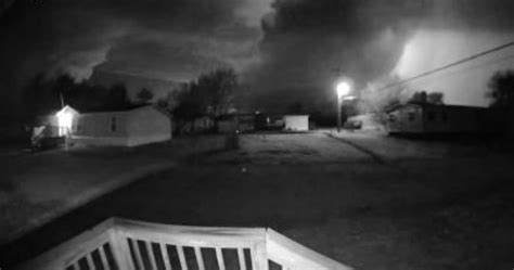Doorbell Camera Captures Tornado