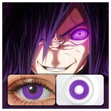 Sharingan Rinnegan Purple Halloween Contact Lenses