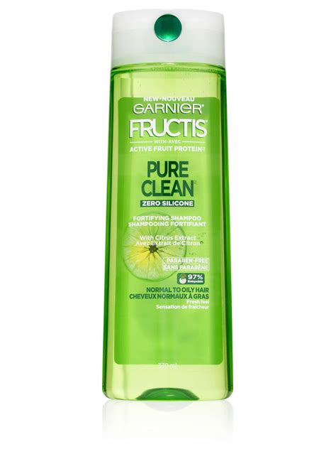 Shampoo 370 Ml Garnier Fructis Pure Clean