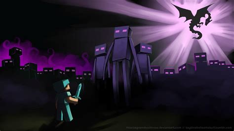 Minecraft Artwork Enderman By Nicholasgramstad On Deviantart