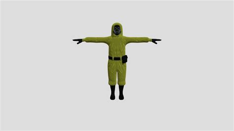 Backrooms Hazmat Suit 3d Model By Fizzylol Fizzboy 3d132ee