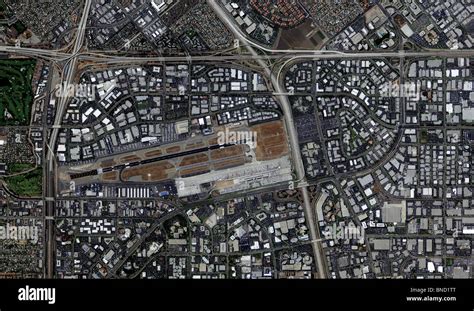 Ver Mapa Aéreo Sobre El Aeropuerto John Wayne Orange County California