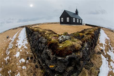 Church At Búðir Snæfellsnes Peninsula Iceland Borrowed A Flickr
