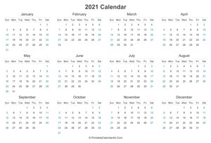 8.5x11 landscape full page may 2021 calendar. Printable Calendar 2021 - Yearly, Monthly, Weekly Planner Template