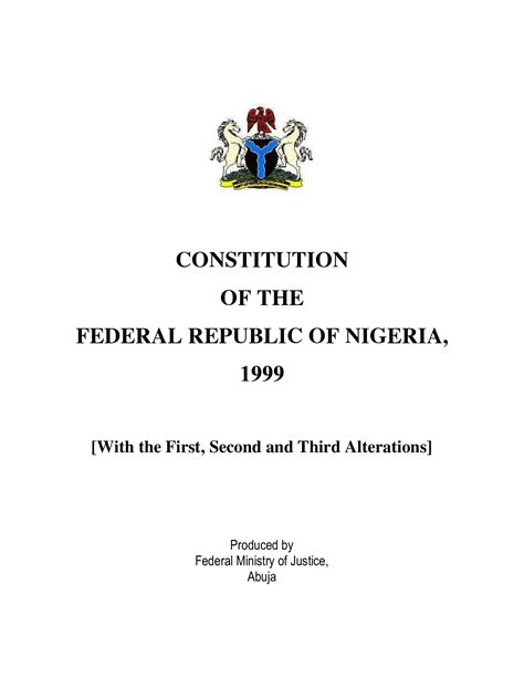 Nigerian Constitution Ibeninc Page 1 209 Flip Pdf Online Pubhtml5