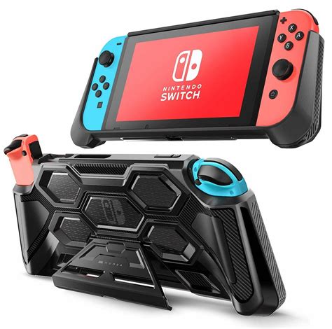 Mumba Protective Case for Nintendo Switch Console Padded Grip Cover w ...