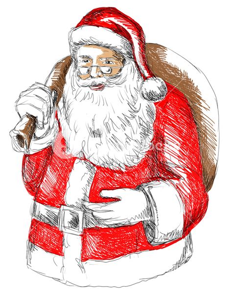 Images Of Santa Claus Sketch Sketches Of My Take On The Classic Santa