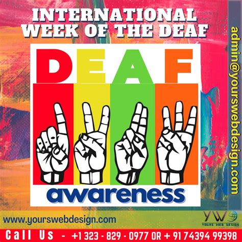 International Week Of The Deaf Deaf Awareness Deaf Education Deaf Sign
