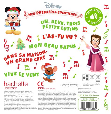 Disney Baby Mes Premières Comptines Mes Comptines De Noël Hachettefr