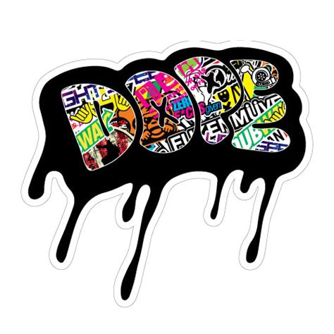 Dope Sticker Bomb Jdm Sticker Decal Jdm Stickers Sticker Collective