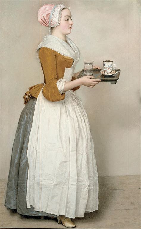 The Chocolate Girl 2 Painting By Jean Etienne Liotard Pixels