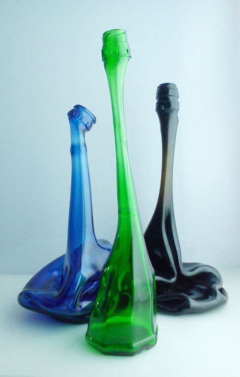 120 Fused Glass Bottles Ideas Glass Bottles Fused Glass Bottle Art