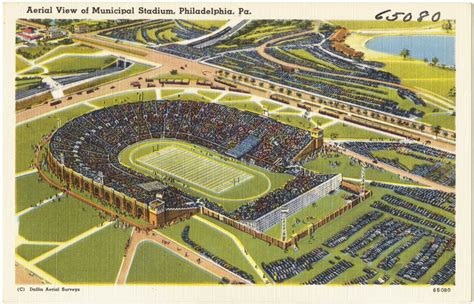 Aerial View Of Municipal Stadium Philadelphia Pa Digital Commonwealth