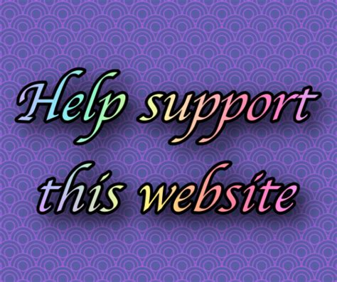 Help Support This Website