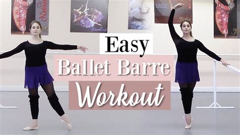 Easy Ballet Barre Workout Kathryn Morgan Youtube