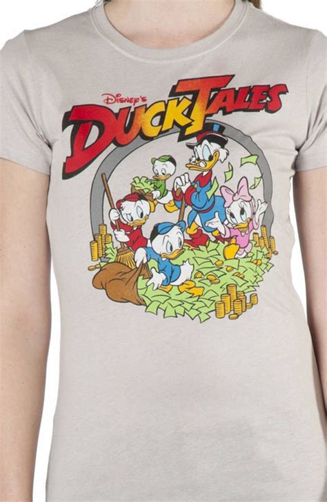 Ladies Ducktales Gang Shirt 80s Kids Boy Birthday Parties Shirts