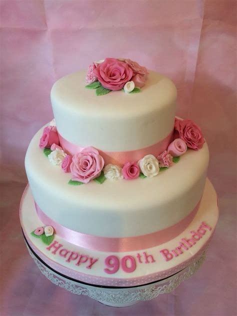 Pin On 90th Birthday Cakes