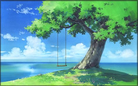 Peaceful Anime Wallpaper Wallpapersafari