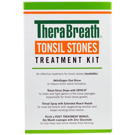 Therabreath Tonsil Stones Treatment Kit 5 Piece Kit Iherb