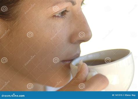 Coffee Drinker Stock Image Image Of Thinking Memories 141315
