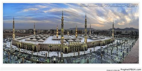 Panoramic View Of The Prophet S Mosque Madinah Saudi Arabia Al