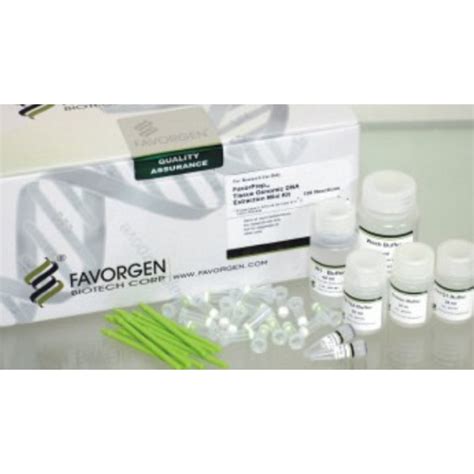 Favorgen Tissue Genomic Dna Extraction Mini Kit 100prep With
