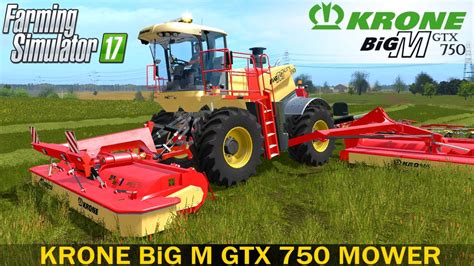 Farming Simulator KRONE BiG M GTX MOWER YouTube