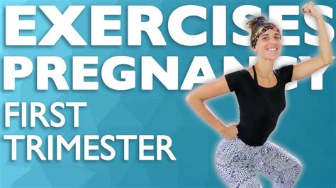 First Trimester Pregnancy Exercise 🏋 Workout Routine Youtube