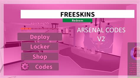 Arsenal roblox game & arsenal codes for money & skin 2021. |Roblox| Arsenal Codes - YouTube