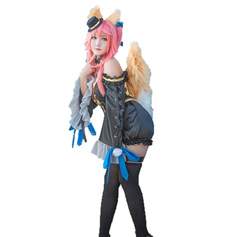 Fateextra Ccc Caster Tamamo No Mae Costume Halloween Party Cosplay