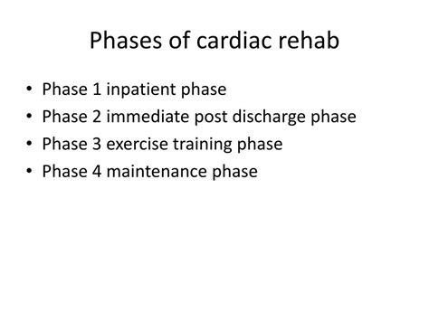 What Are The 3 Phases Of Cardiac Rehab