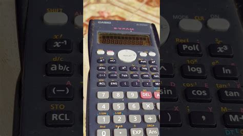 Cálculo de la desviación estándar usando calculadora casio fx 350MS