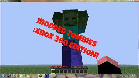 Minecraft Xbox 360 Mod Showcase Giant Zombies Youtube