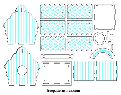 Free Laser Cut Cnc Birdhouse Plan Freepatternsarea