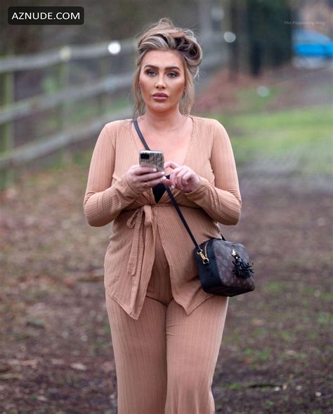 Lauren Goodger Sexy Seen In A Beige Jumpsuit In Essex Aznude